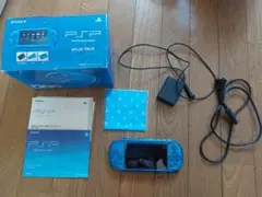 【ジャンク】SONY PSP-3000 青色 付属品 箱