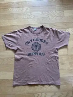 ブラウン プリント Tシャツ サイズ40