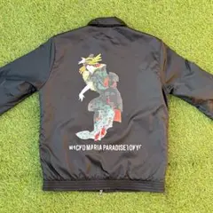 美品 ワコマリア 天国東京 ベトジャン バック刺繍ロゴ 黒 L 美品 ワコマリア 天国東京 ベトジャン バック刺繍ロゴ 黒 L メンズ