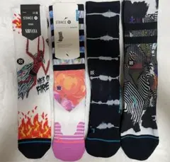STANCE クルーソックス 4足セットMサイズ