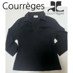 クレージュ　Courrèges Tシャツ　ギャザーTシャツ　チビT