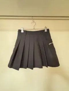 ブラック プリーツスカート スカート