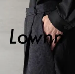 LOWNN NEO TROUSERS カーゴチェック 定価4.4万