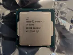 intel CORE i7-7700 3.60GHz　LGA1151 動作品
