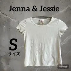 Jenna & Jessie ホワイト Tシャツ サイズ8
