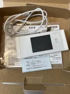 WiMAX 2+ W05 ホワイト USBケーブル付き