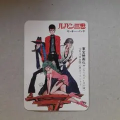 レア！！　昭和レトロ　ルパン三世　ポケットカレンダー
