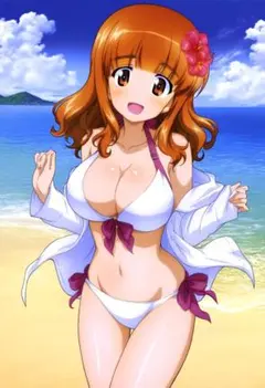 【10枚】 ガルパン 武部沙織 ブロマイド セット