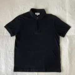ラコステ LACOSTE　レギュラーフィット　ストレッチ　パリポロシャツ　黒　M