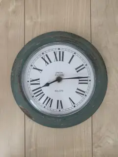 ヴィンテージ風 掛時計 ローマ数字