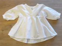 【美品】petit main　ブラウス　90cm