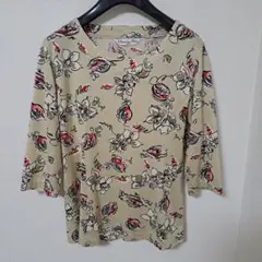 Christian Dior 花柄七分袖トップス