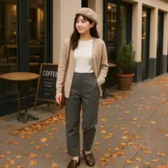 SOFIE D'HOORE チノパン グレー Mサイズ コットン ベルギー製