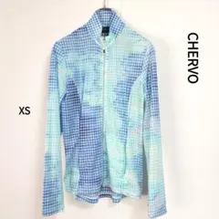 CHERVO シェルボ 千鳥格子ストレッチブルゾン サイズXS
