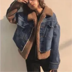 Ameri VINTAGE アメリ MOUTON LAYERED DENIM
