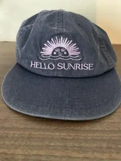 【新品未使用】HELLO SUNRISE ベースボールキャップ パープルネイビー
