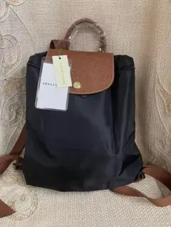 新品Longchamp ロンシャン ラグジュアリー ル・プリアージュ リュック黒