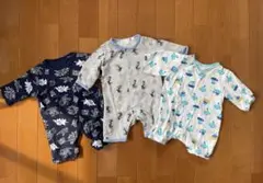 ベビーロンパース・カバーオール 3点セット50-60