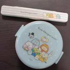 すみっコぐらし 2段式弁当箱 フォーク付き