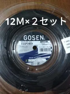 ゴーセン エッグパワー1.24 12Ｍ×２セット