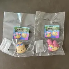 サンリオ　ガチャ　おめんコレクション　マイメロディ　ポチャッコ