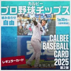 組み合わせ自由　1枚30円〜　カルビー　プロ野球チップス　2025年 第2弾①