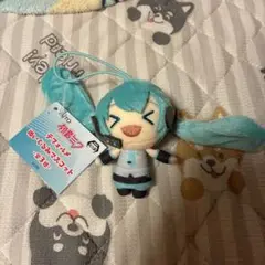新品タグ付き★初音ミク デフォルメ ぬいぐるみ マスコット プライズ