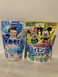 ムーニー 水遊び用パンツ BIG 3枚➕グーン水遊び用スイミングパンツBIG4枚
