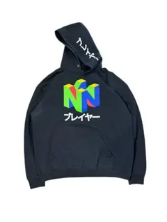 任天堂　ニンテンドー　パーカー　フーディ　古着　nintendo64 ゲーム