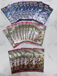 ポケカ　ポケモンカード バイオレットex スカーレットex バラ 27パック