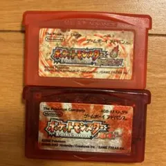 【動作確認済み】ポケットモンスターファイアレッド、ルビーセット