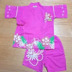 coconuts girl ハワイアン 甚平 ハイビスカス柄