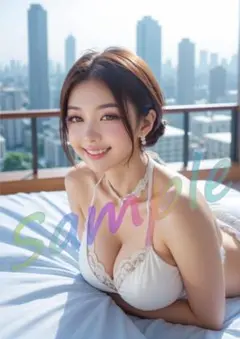 NR058【1点物】A4ポスター AI 写真 リアル 美女 グラビア 彼女