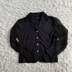 Half Circle 異素材切り替えジャケット レナウン