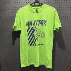 ギルダン 男女兼用 スポーツTシャツ バレーボール キャンプ Tシャツ 緑 S