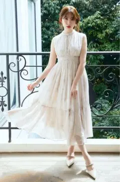 ワンピース Herlipto Tulip Chiffon Long Dress blue S Amazon.co.jp: herlipto Tulip Chiffon Long Dress Sサイズ