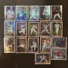 2025 topps baseball MLB holoカード　17枚セット
