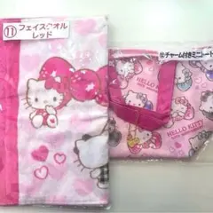 サンリオ ハローキテイ キティちゃん 1番くじ ミニトート フェイスタオル