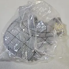 キスオンザグリーンゴルフ用サンバイザー　未使用　レディース　 チェック柄バイザー