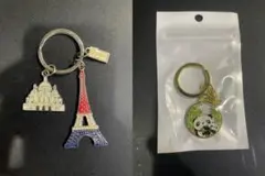 【キーホルダー】エッフェル塔 サクレ・クール寺院 / パンダ