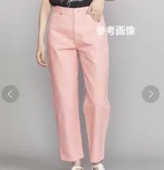 試着のみ　ANAYI serge ピンクデニム