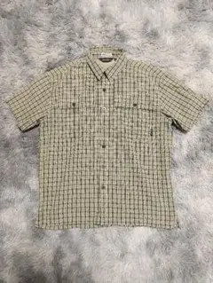 Eddie Bauer CoolMax 半袖ワークシャツ　チェック
