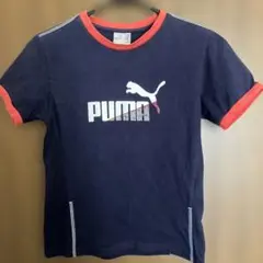 レディース PUMA ネイビー/レッド Mサイズ Tシャツ