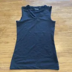 バスケアンダーシャツ　ブラック　160 男女兼用　タンクトップ