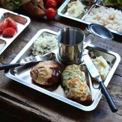 ダルトン 食器 プレート 仕切り キッチン 皿 ステンレス コンボ プレート B