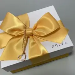 【美品】PRIVA オープンハート ネックレス
