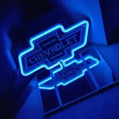 CHEVROLET ネオン　看板　シボレー