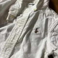 Ralph Lauren ホワイト ポロシャツ 18M