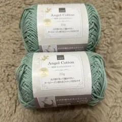 Angel Cotton ミントグリーン 20g 2個エンジェル コットン
