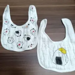 スタイ よだれかけ おにぎり ガーゼスタイ